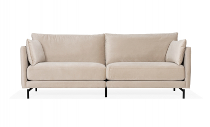 LINDE 3-seters sofa Velvet Greige