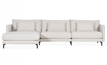 LINDE Sofa Stor Venstre Offwhite