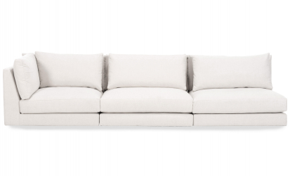 LYON 4-seters sofa Vendbar Hvit