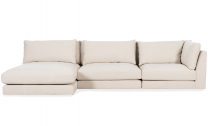 LYON Divansofa 4-seters Vendbar Beige