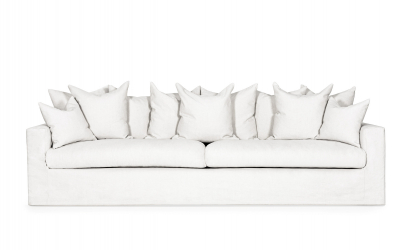 MONACO Premium 4-seters sofa Hvit
