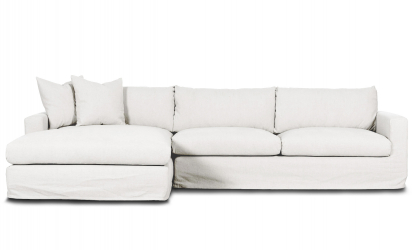 MAXIME Sofa venstre Hvit