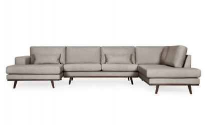 STOCKHOLM Fusion U-sofa Hyre Mrk beige