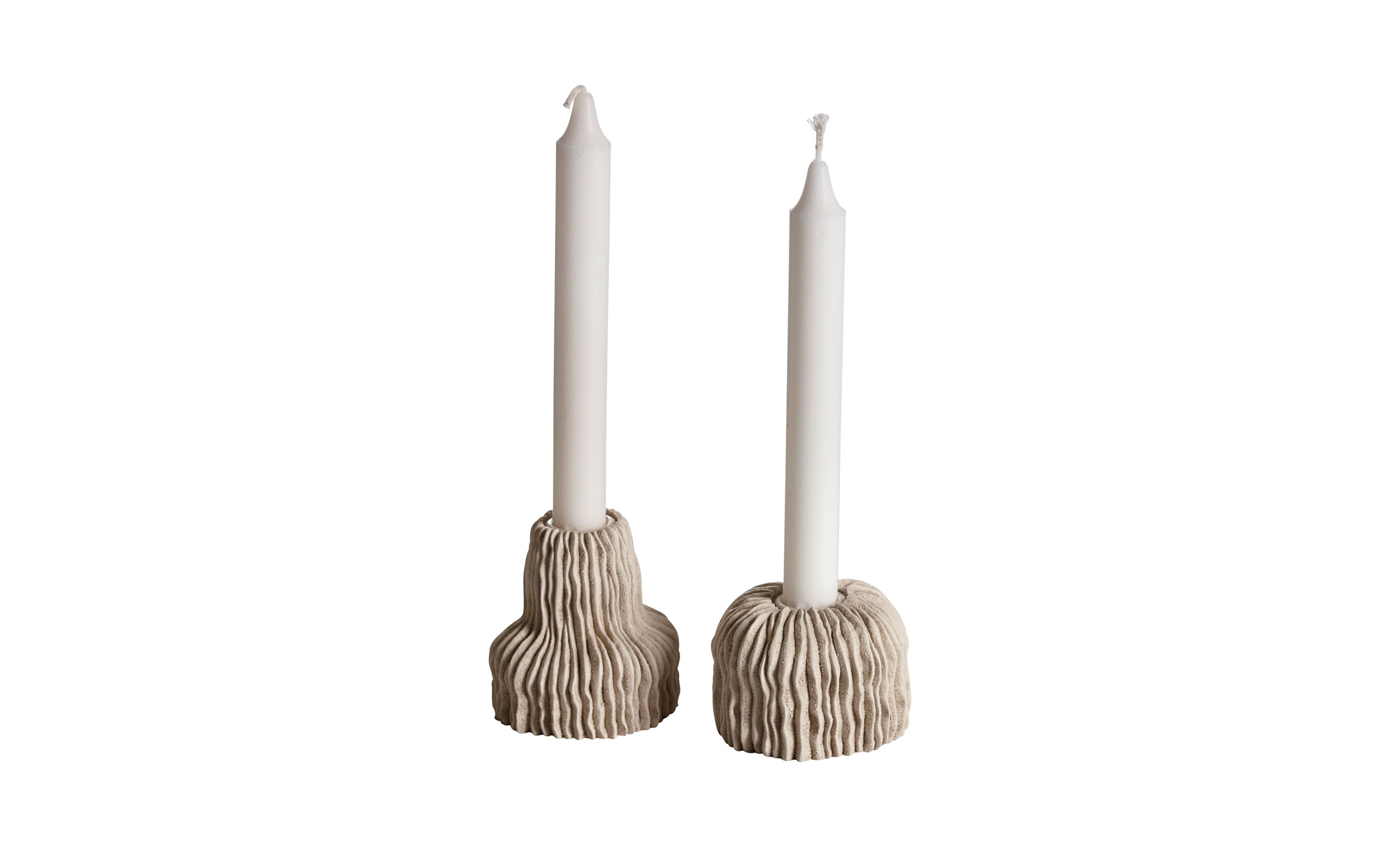 BRUNO Lysestake 2-pack Beige