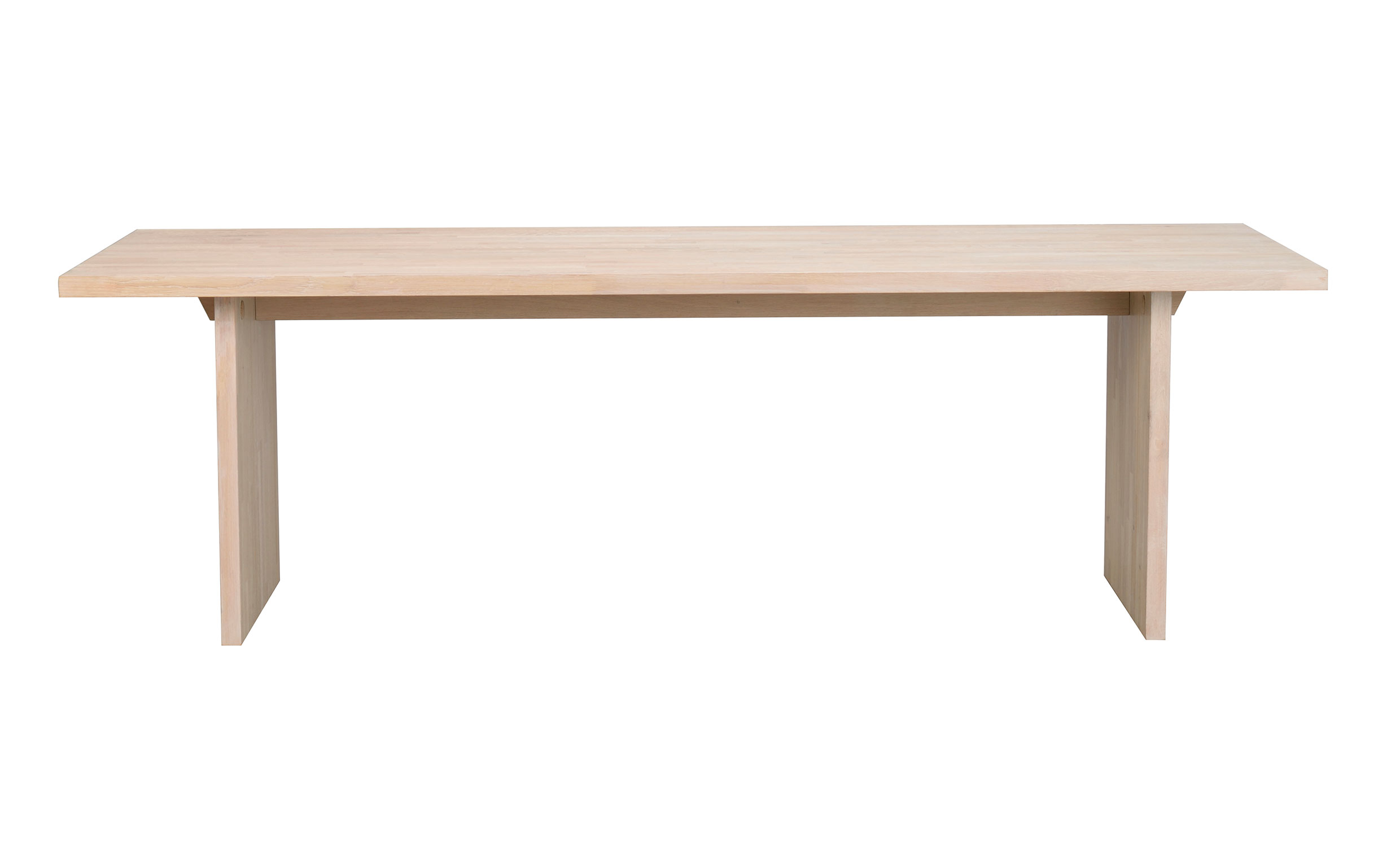 EMMETT spisebord 240 hvitpigmentert eik
