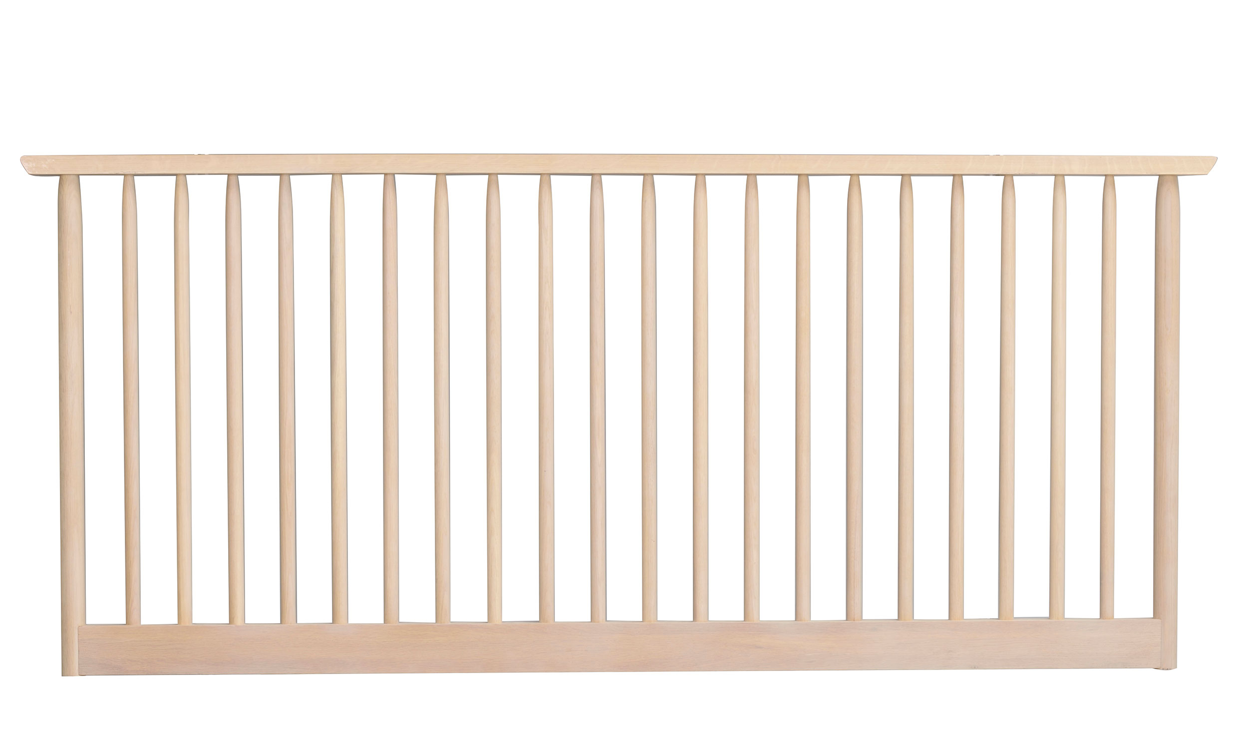 REGGINS Sengegavl 180 Hvitpigmentert Eik