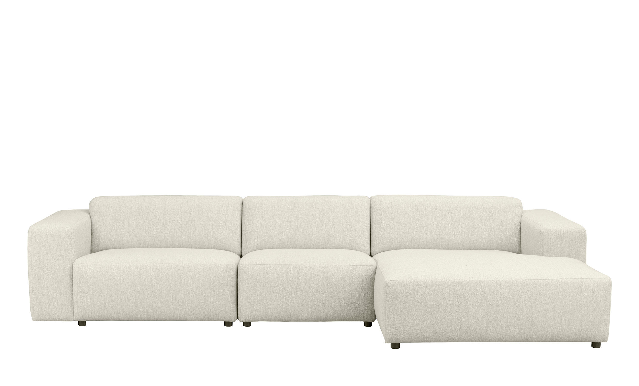 WILLARD sofa 4-seters sjeselong hyre hvit