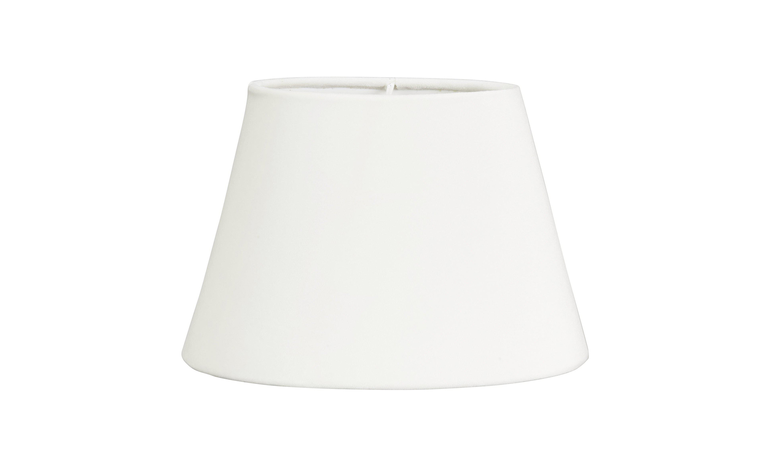 OVAL Lampeskjerm 25 cm Velvet White