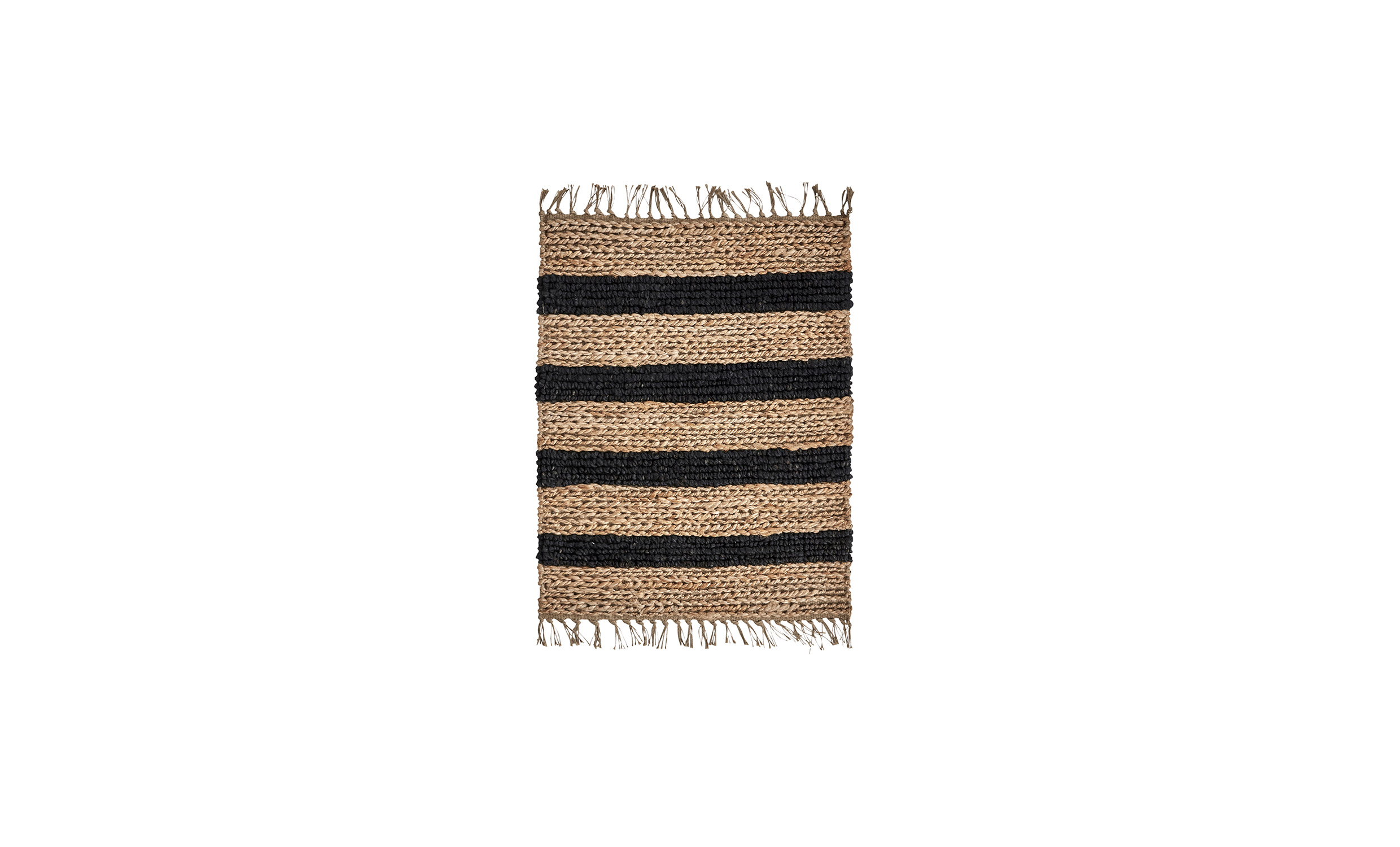 RIMI Teppe 60x90 Natur/Svart
