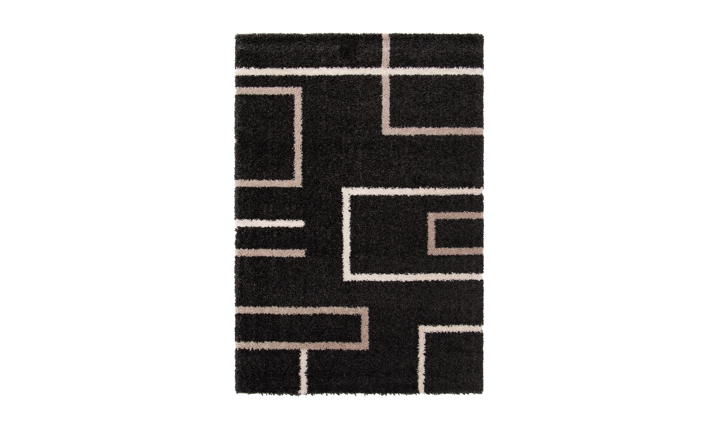 WINNIE BRICK Teppe 200 x 290 Svart