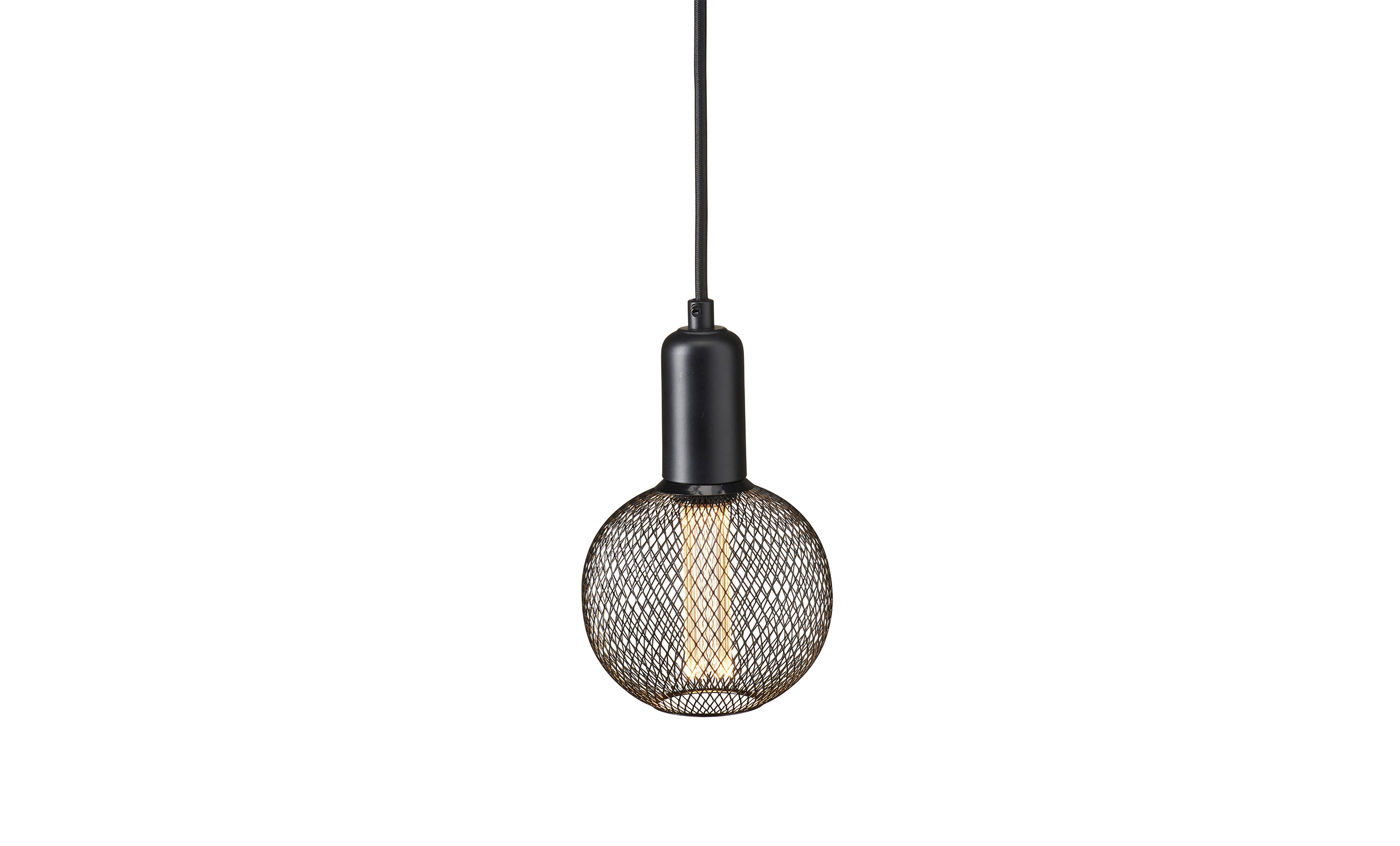 GRID Vinduslampe 12,5 cm Sort