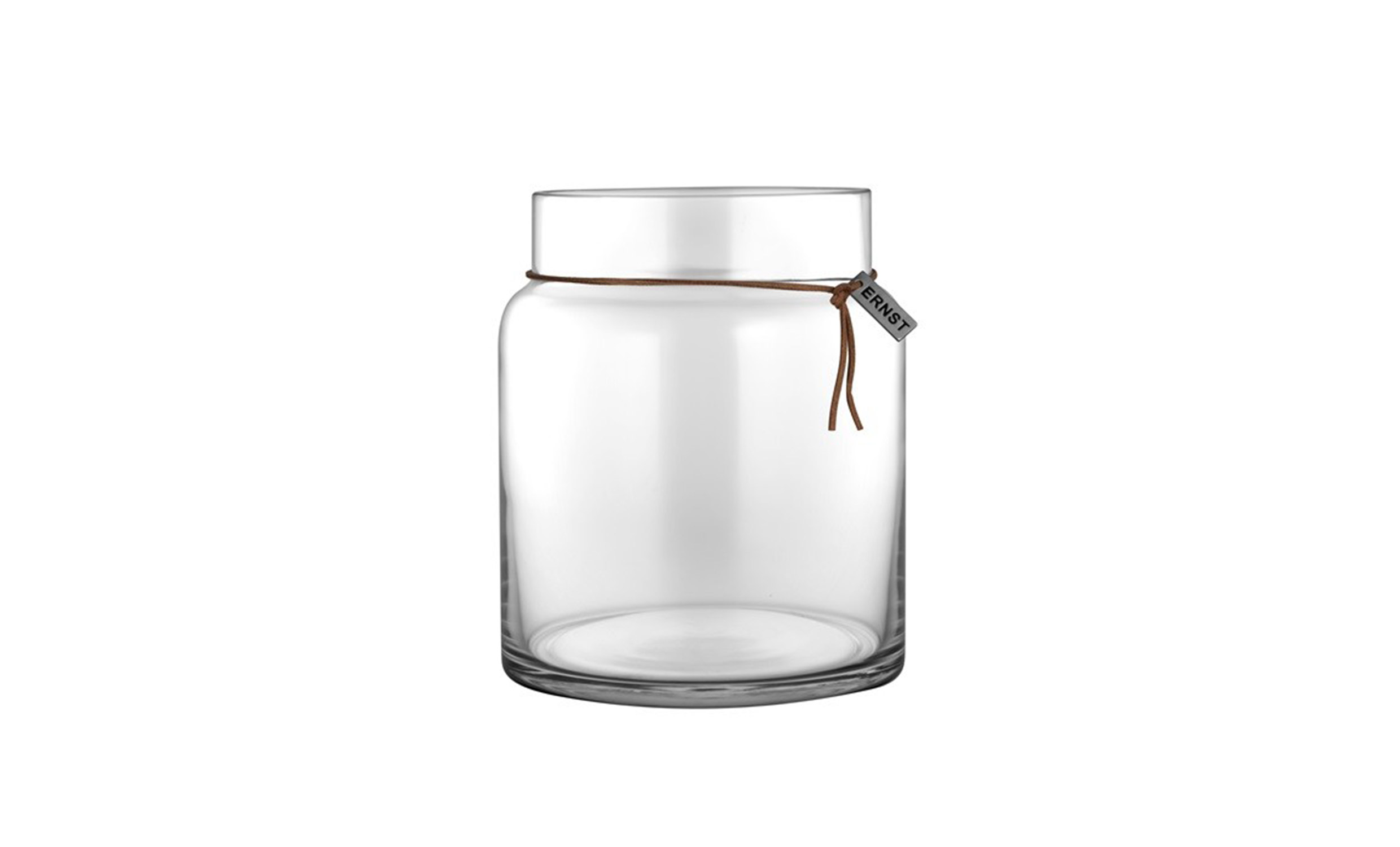 GLASSVASE Rett 18cm Klar