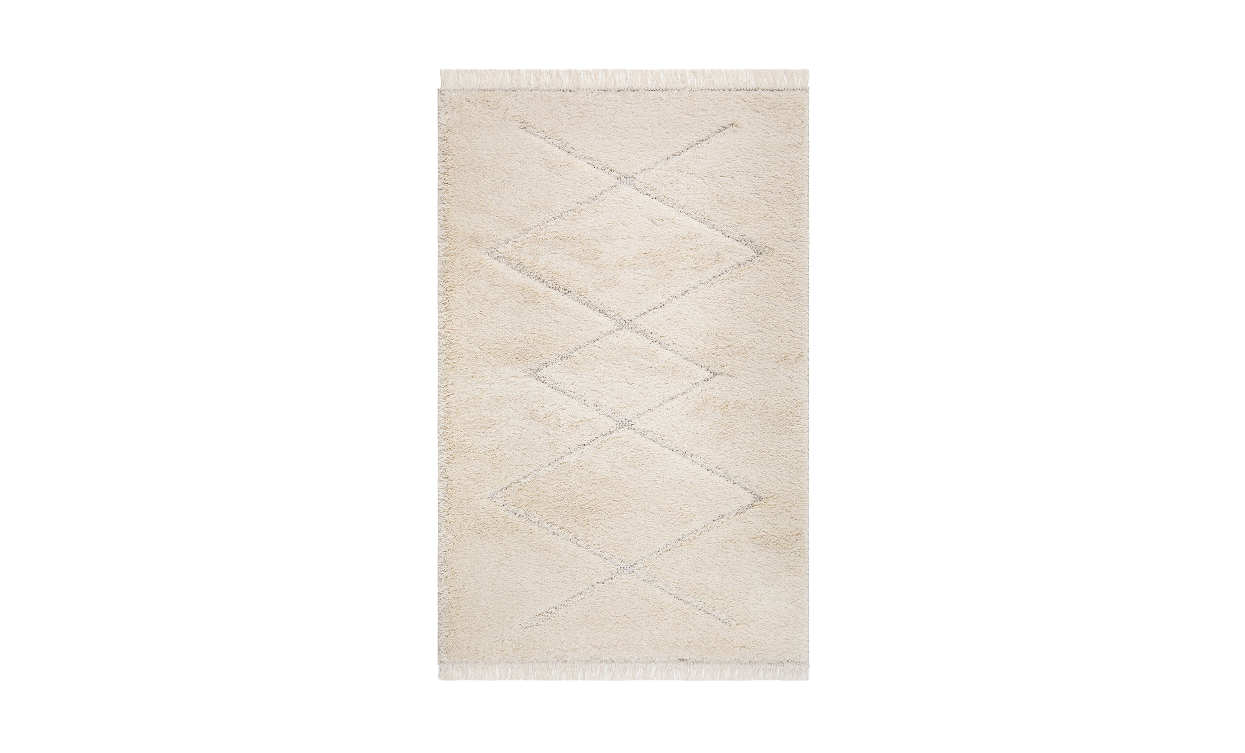 ANTON Teppe Berber Hvit 195x290