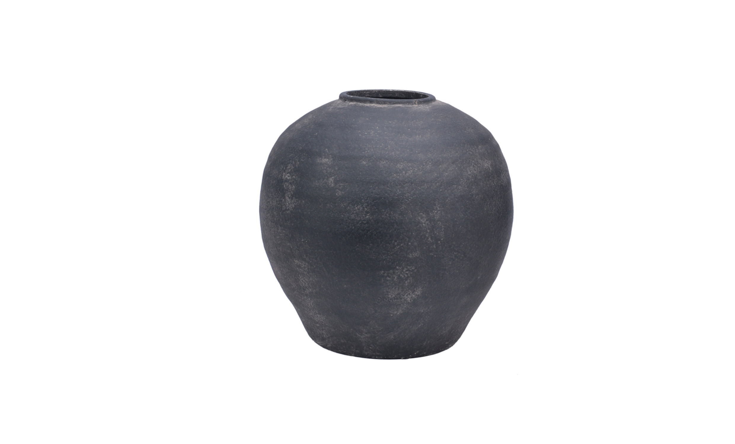 NOEL Vase Terracotta S Svart