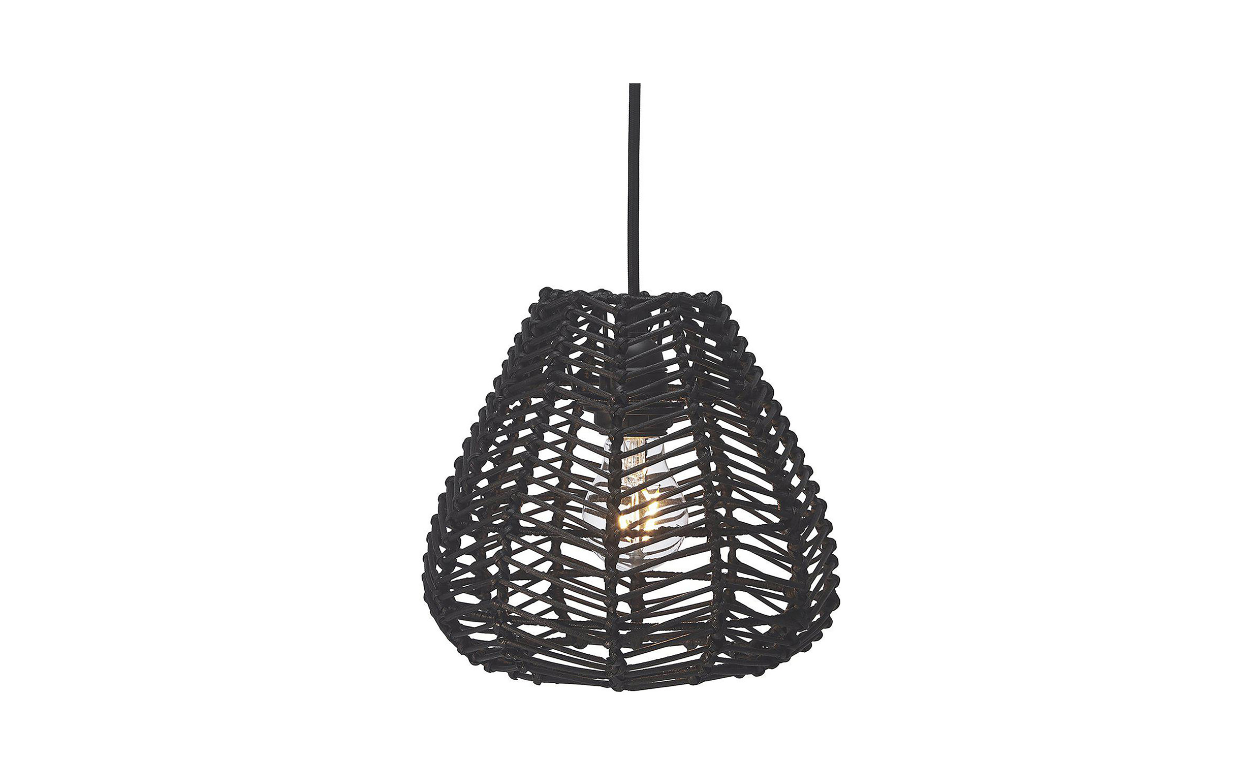 ADELLE Taklampe 24cm Sort