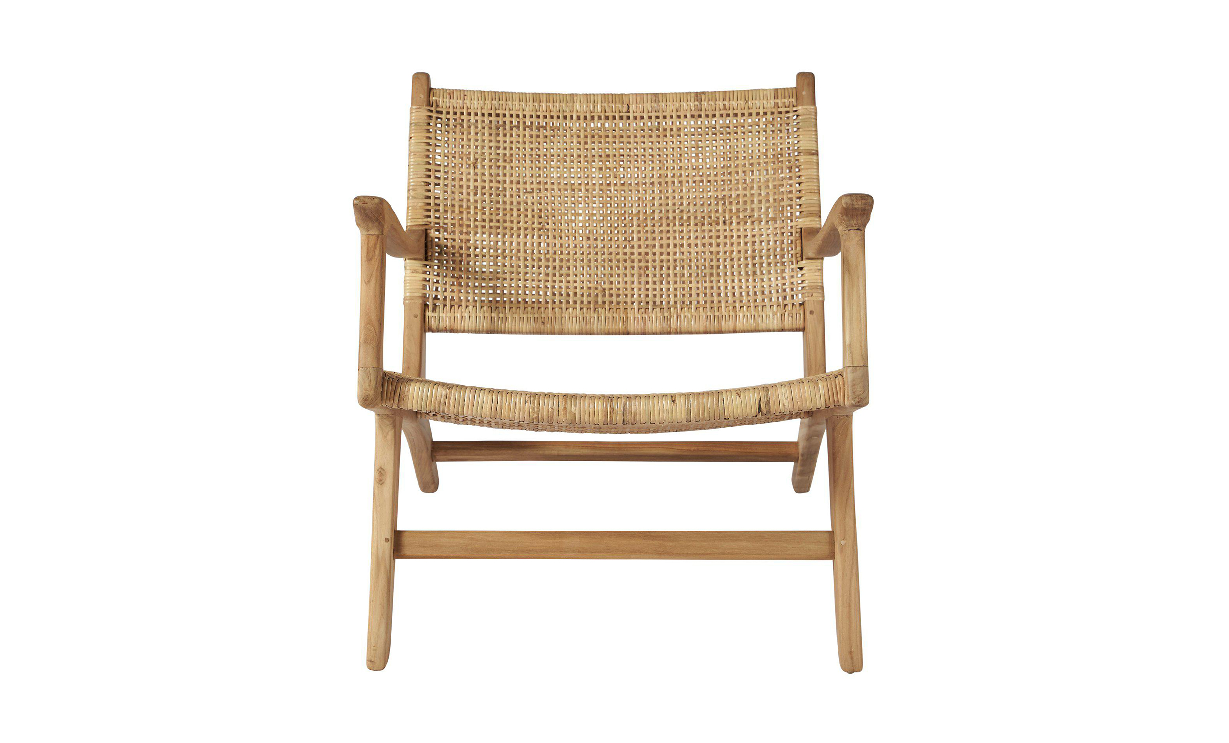 TEGAL Lenestol med armlener Rattan Nature