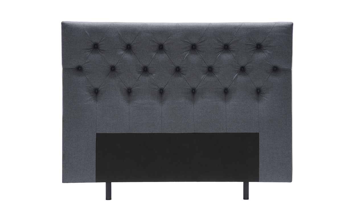 NGSVIK 180 Deluxe Sengegavl Mrk gr