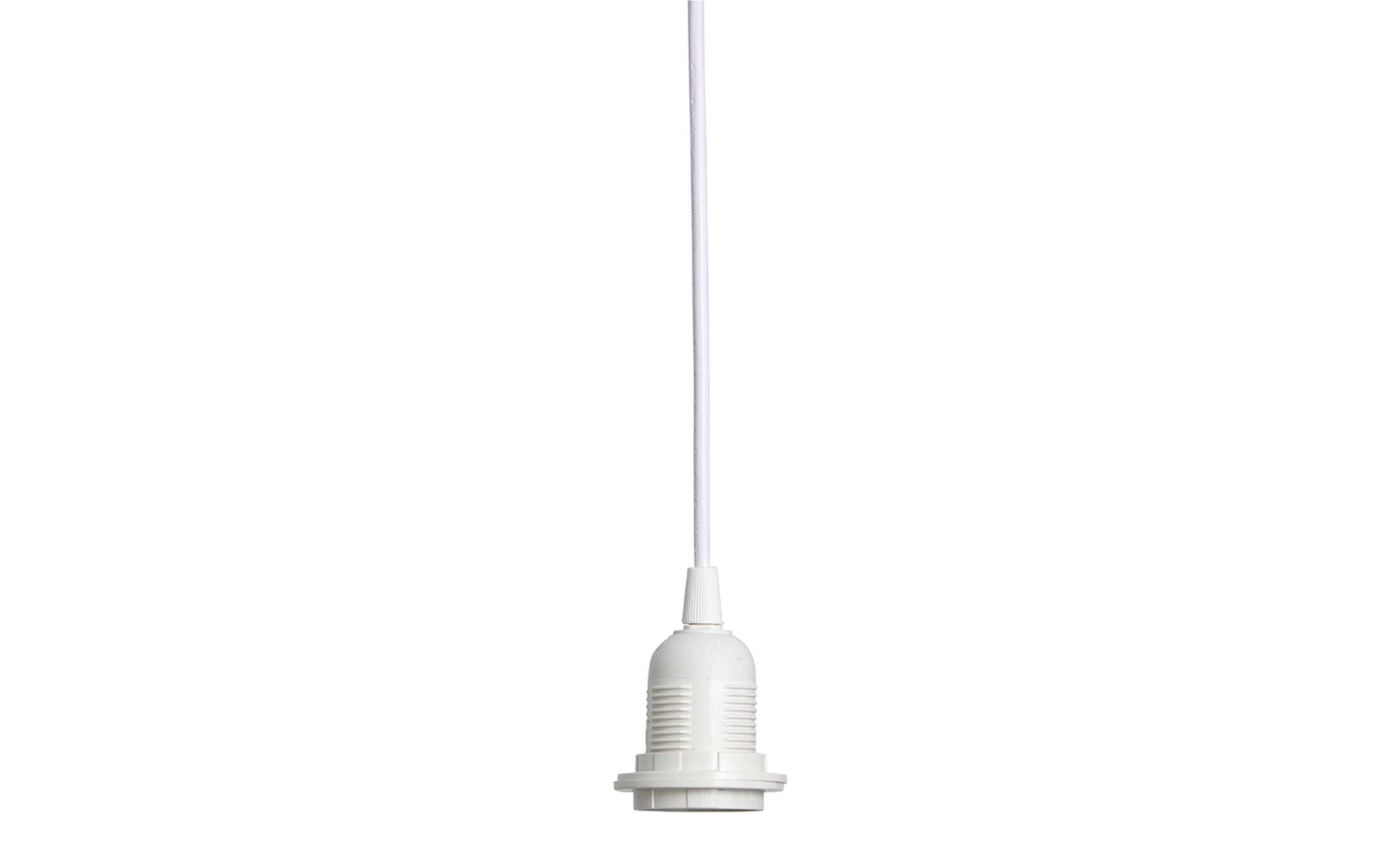 LEDNING med sokkel hvit