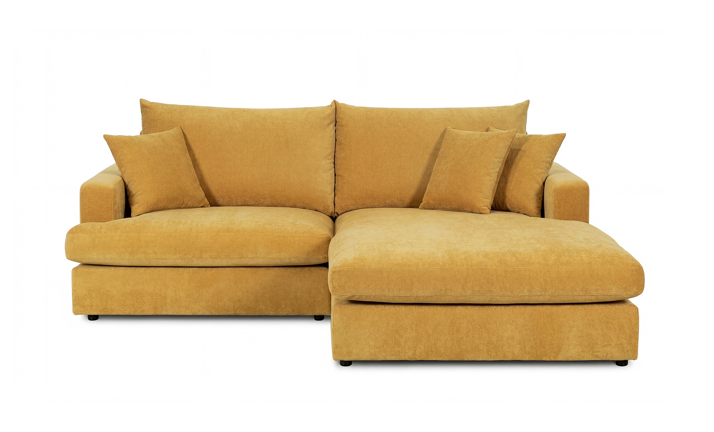 BOLNUEVO Divansofa H�yre Sennepsgul