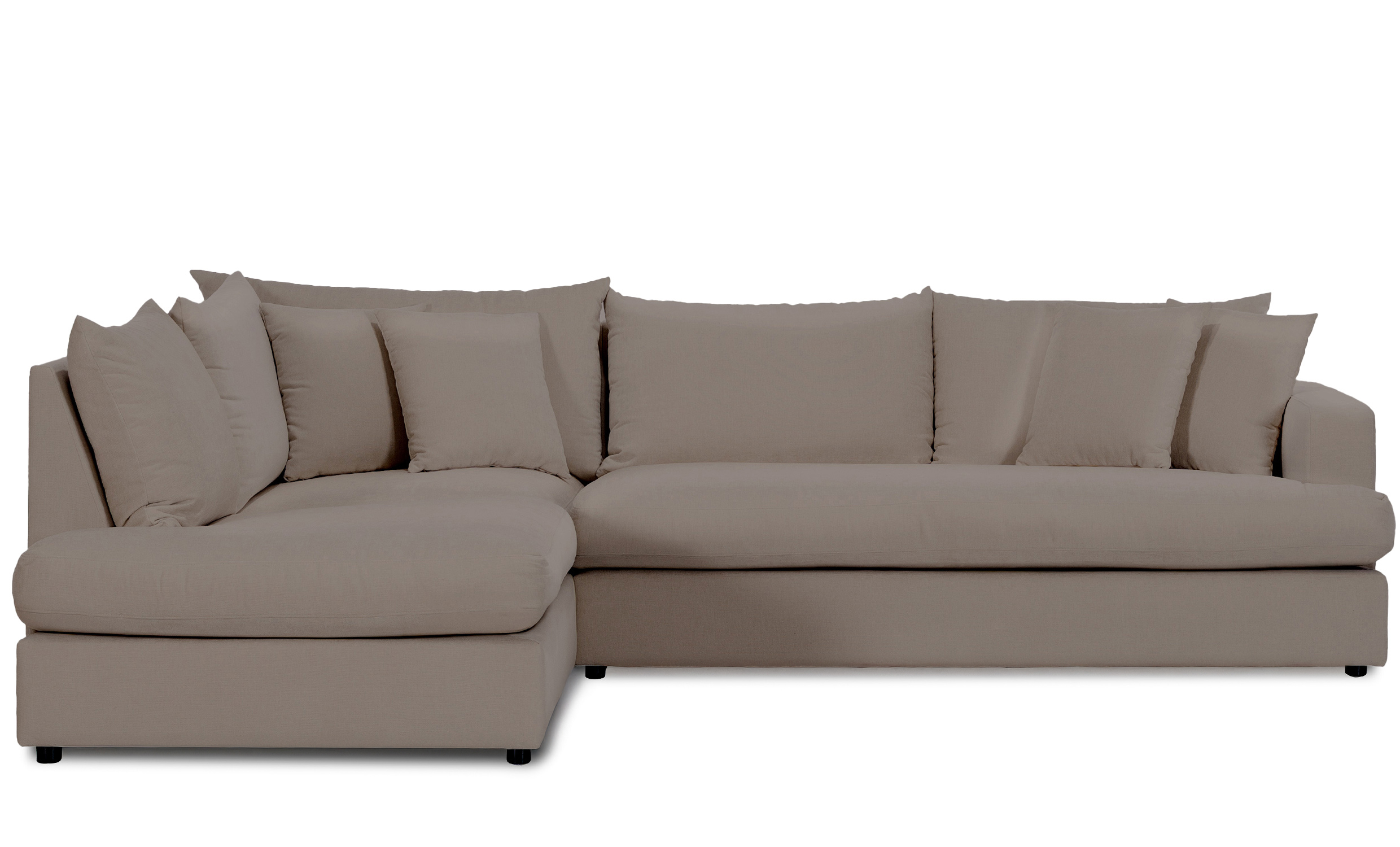 BOLNUEVO L-sofa Venstre Hel Pute Muldvarp