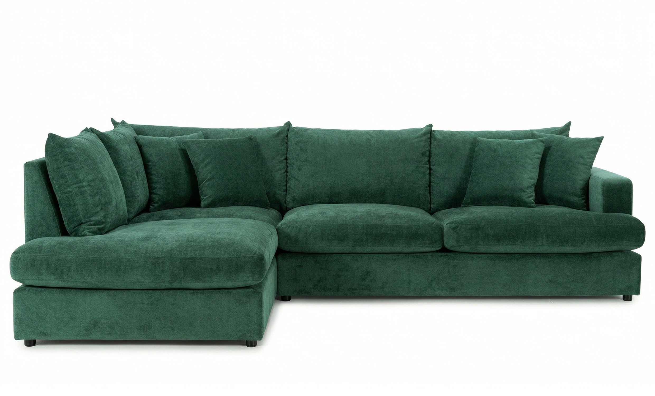 BOLNUEVO L-sofa Venstre Gr�nn