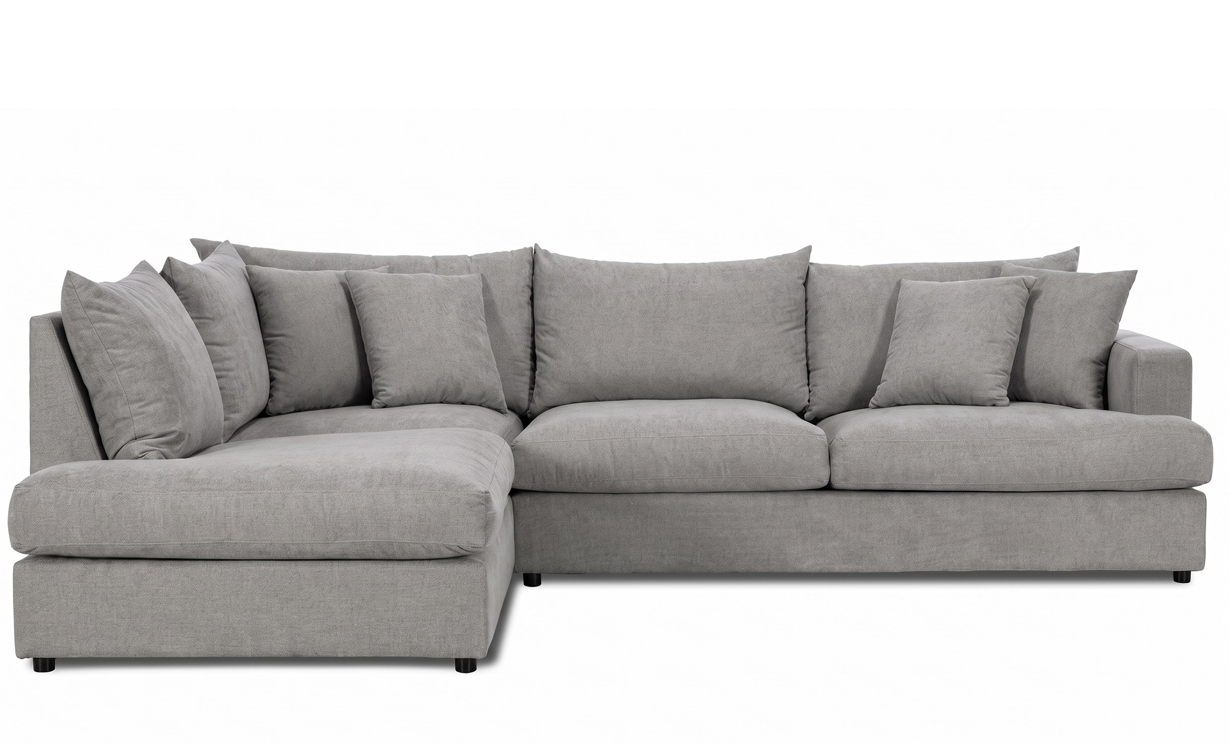 BOLNUEVO L-sofa Venstre Grå
