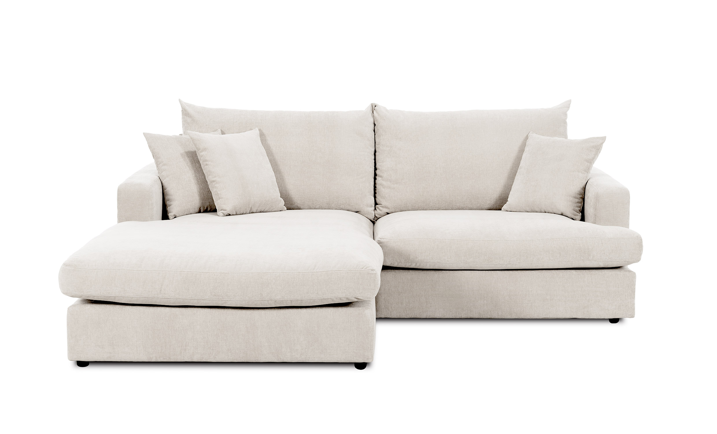 BOLNUEVO Divansofa Venstre Offwhite