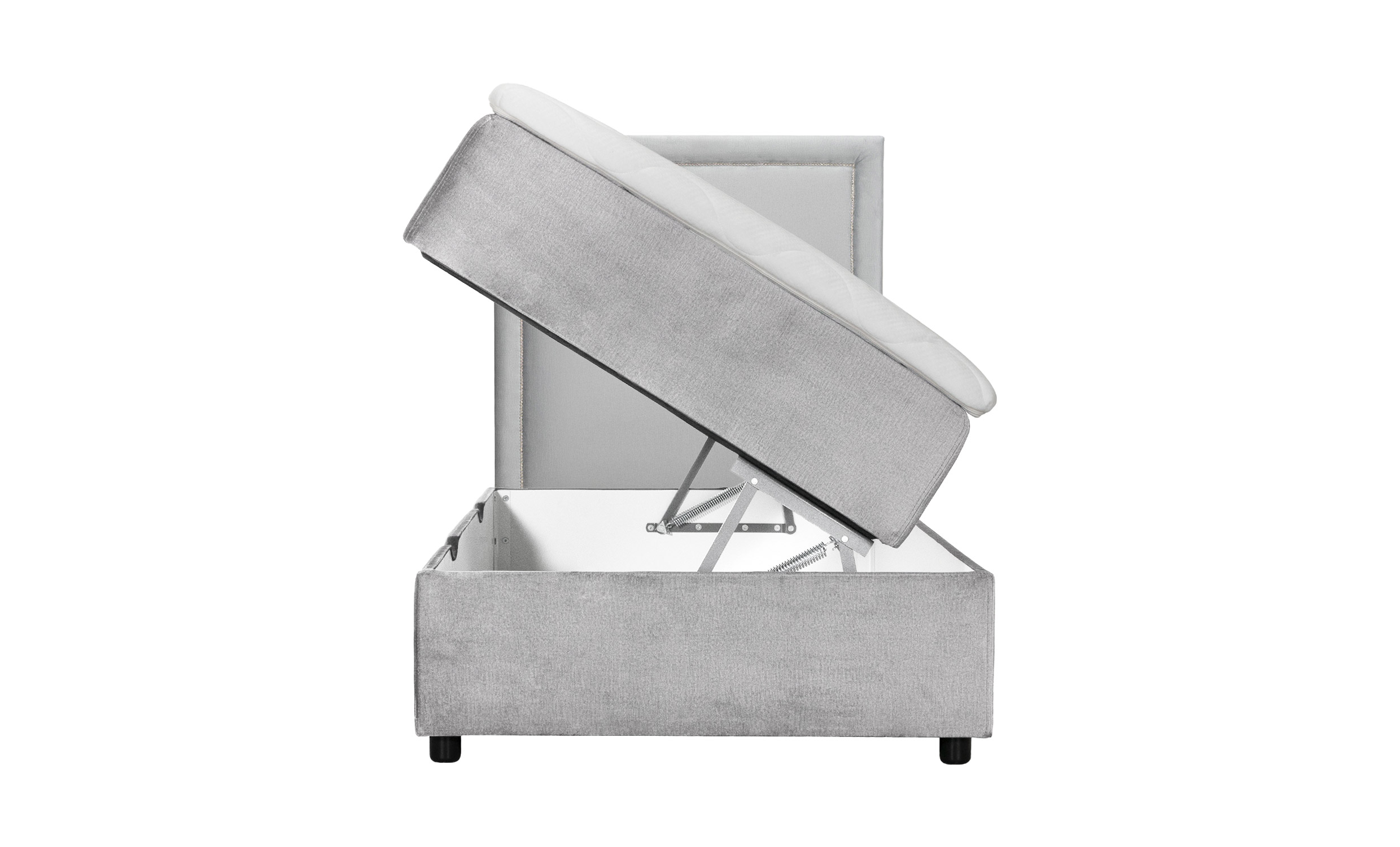 DANVIK/PERLA Sengepakke 120 Fl�yel Lys gr�