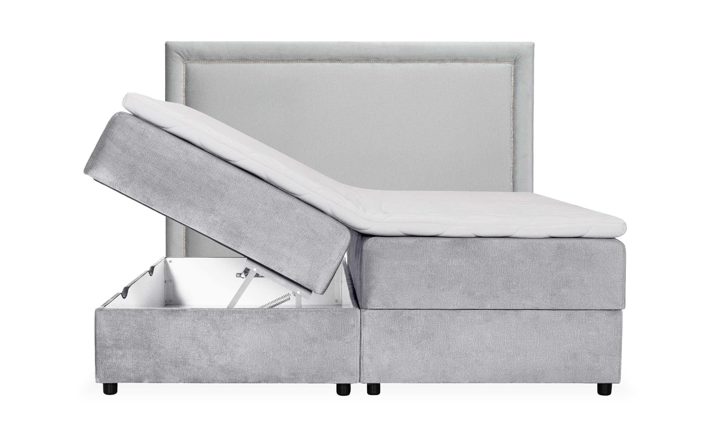 DANVIK/PERLA Sengepakke 160 Fl�yel Lys gr�