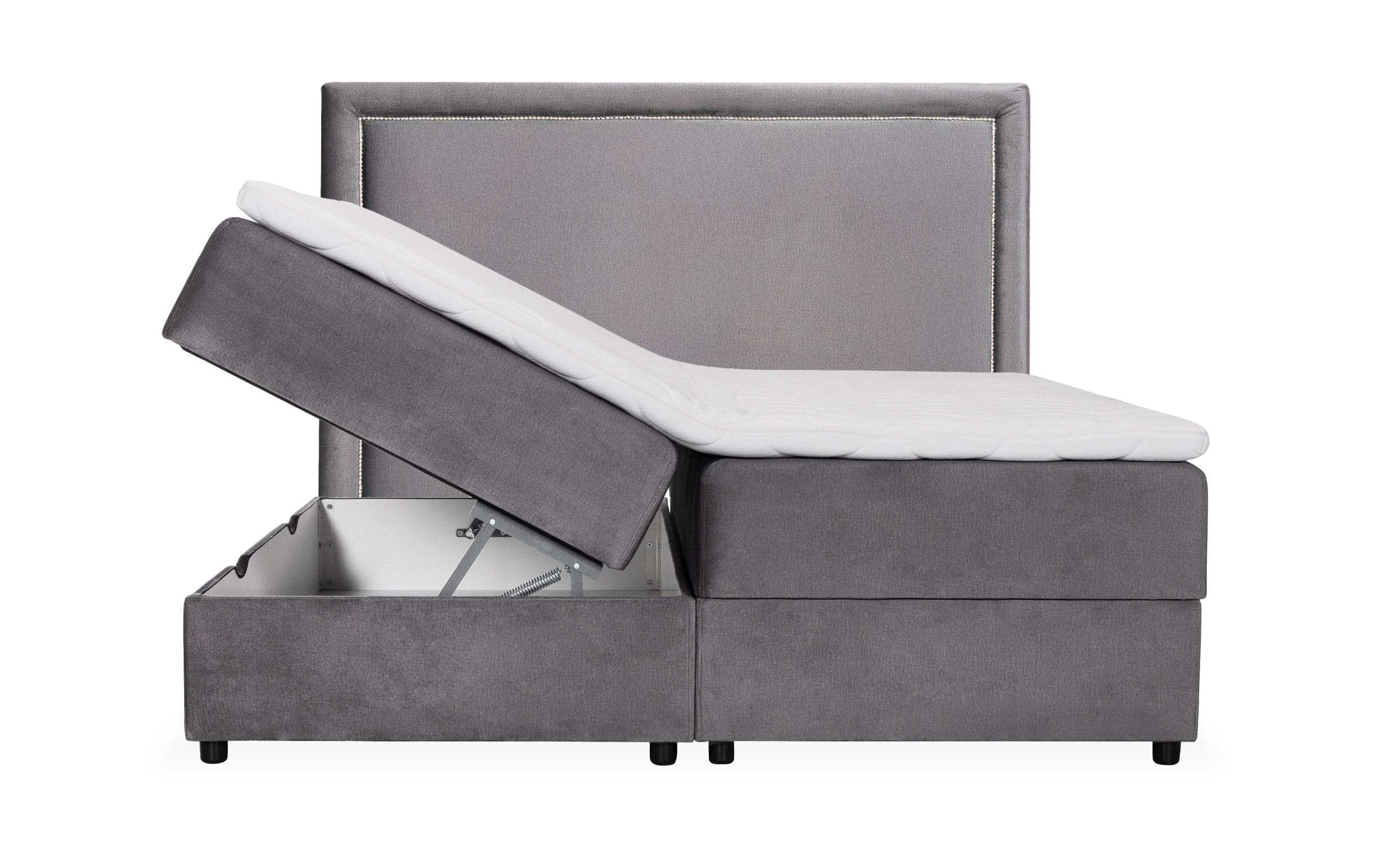 DANVIK/PERLA Sengepakke 160 Fl�yel M�rkegr�