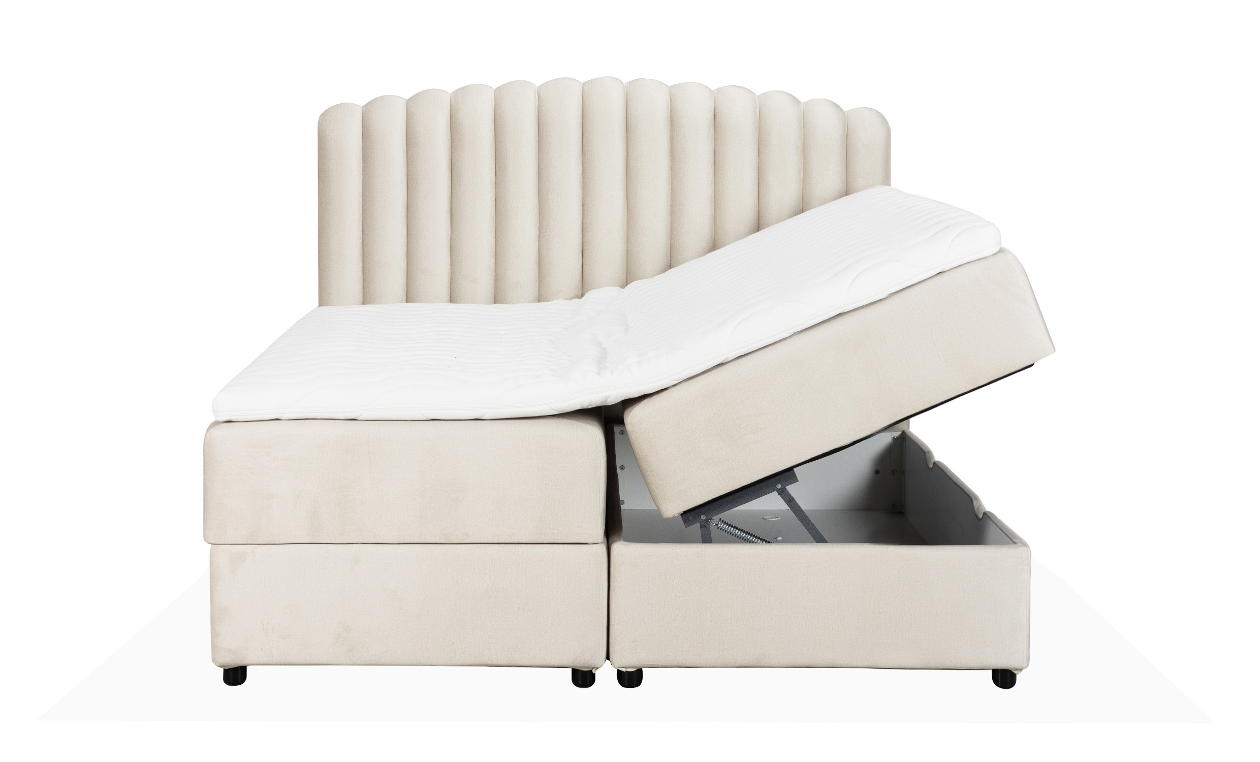 DANVIK/PRIMO 160 Sengepakke Flyel Beige
