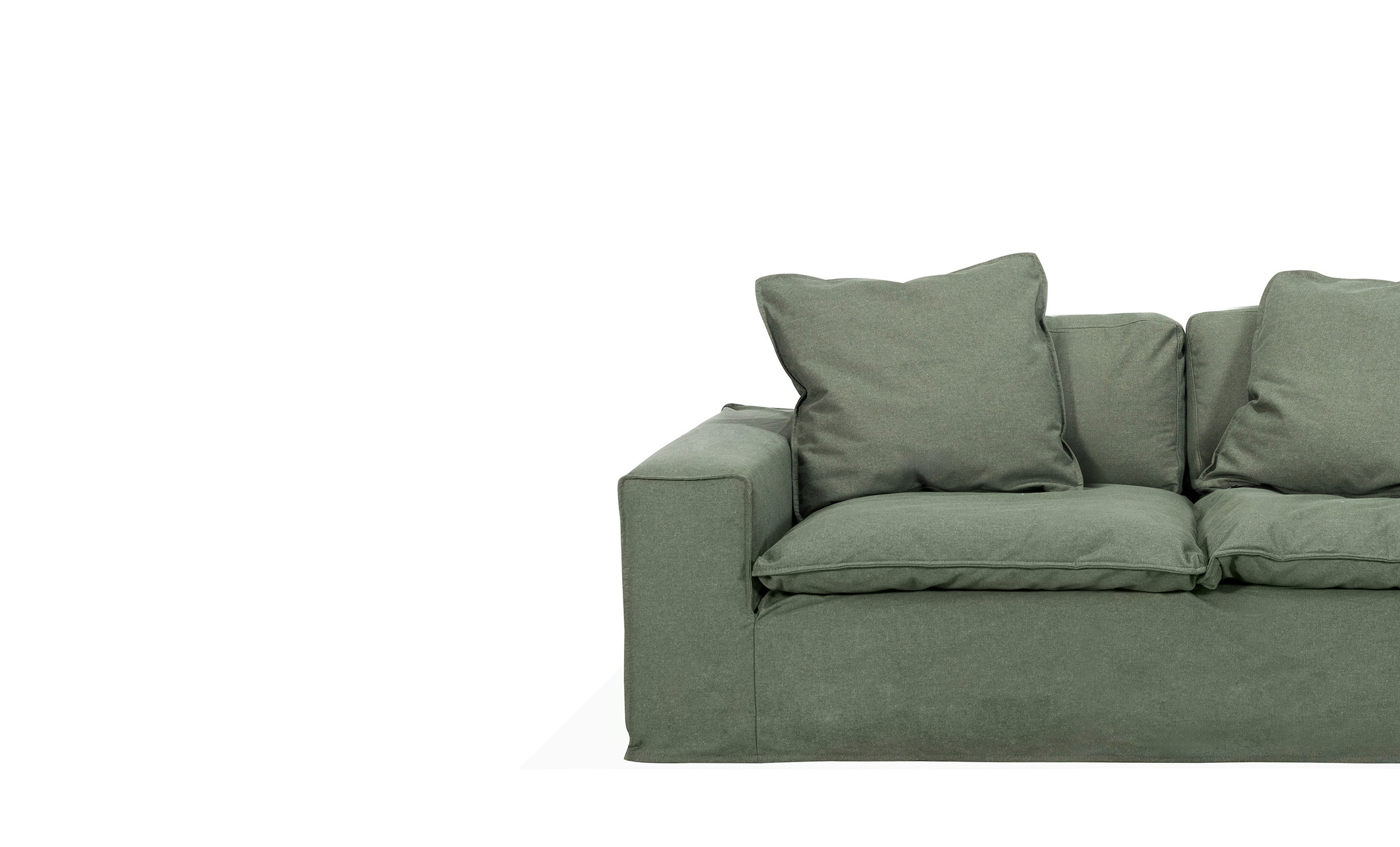 POLSTER Dover Grand Deluxe 3-seters sofa Grnn