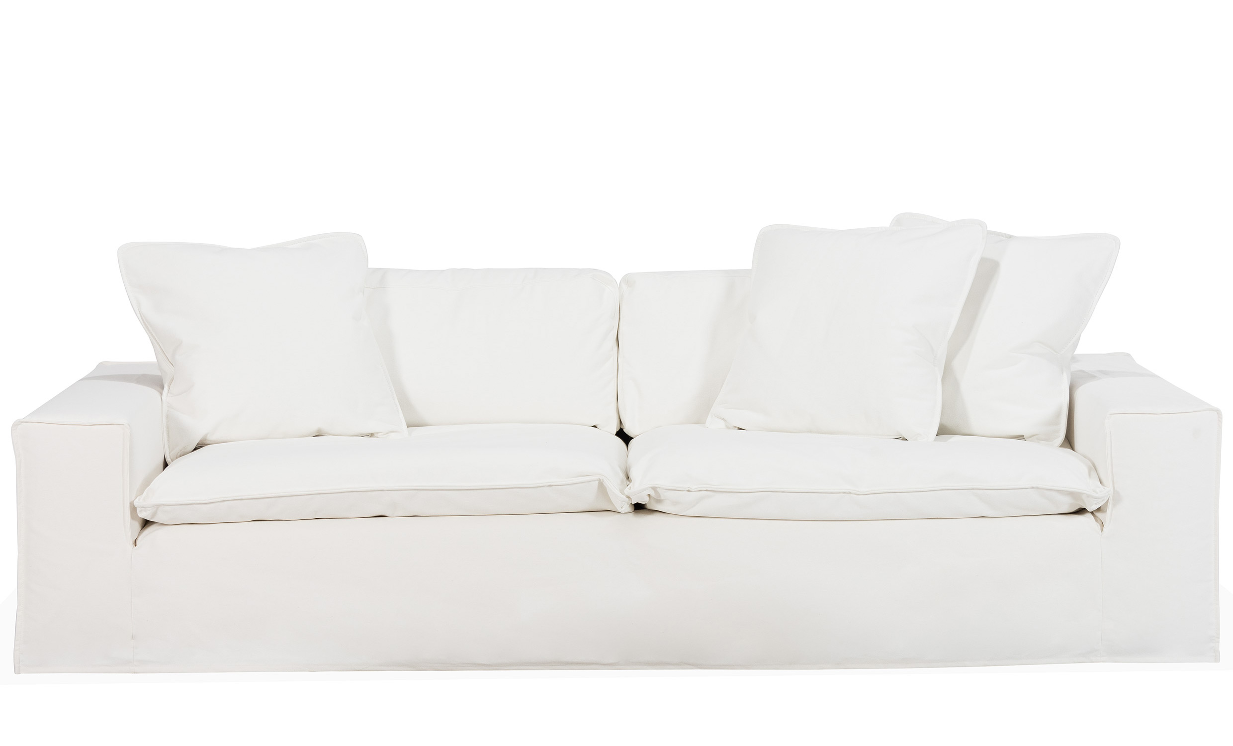 DOVER Grand Deluxe 4-seters sofa Hvit