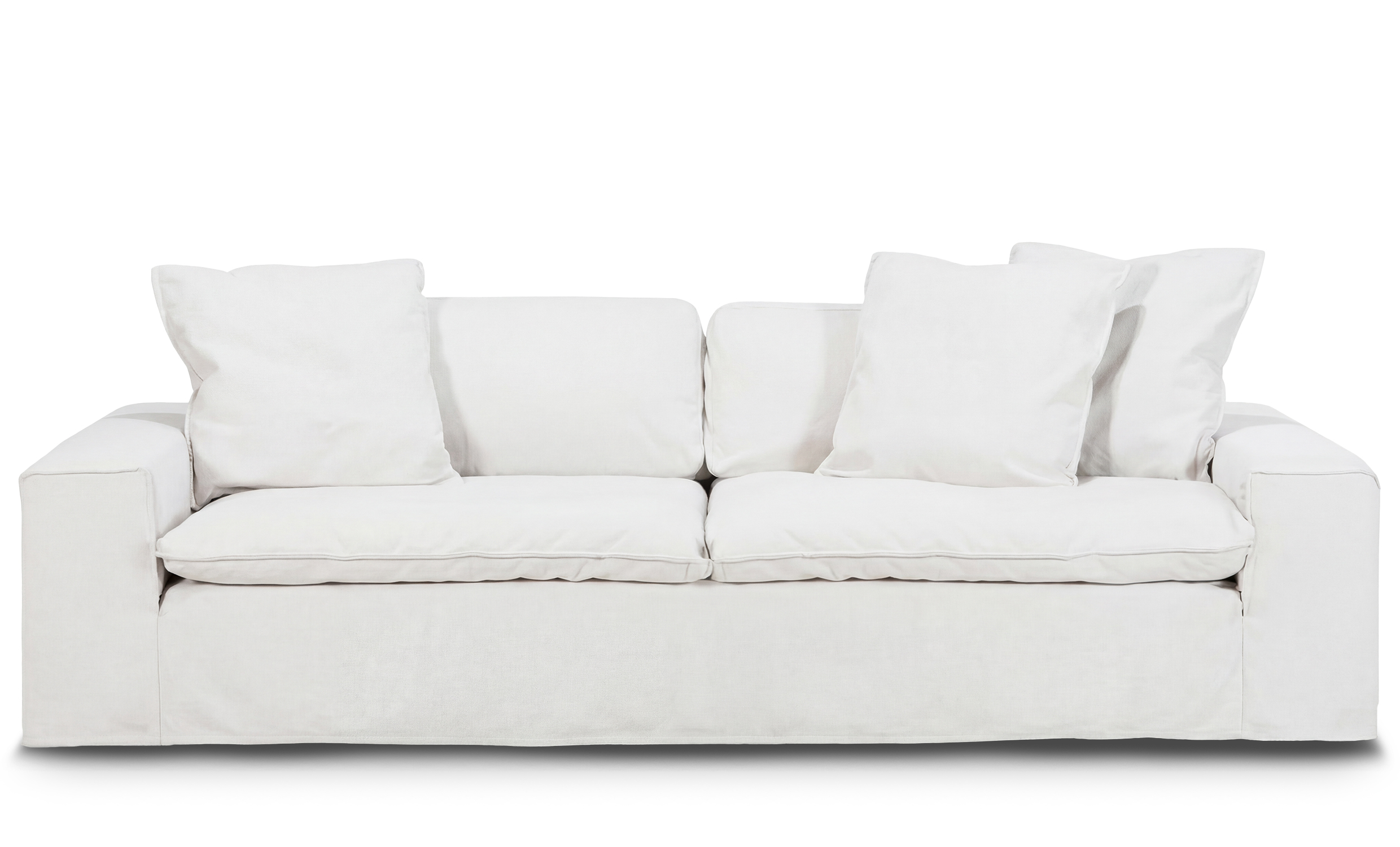 DOVER Grand Deluxe 4-seters sofa Hvit