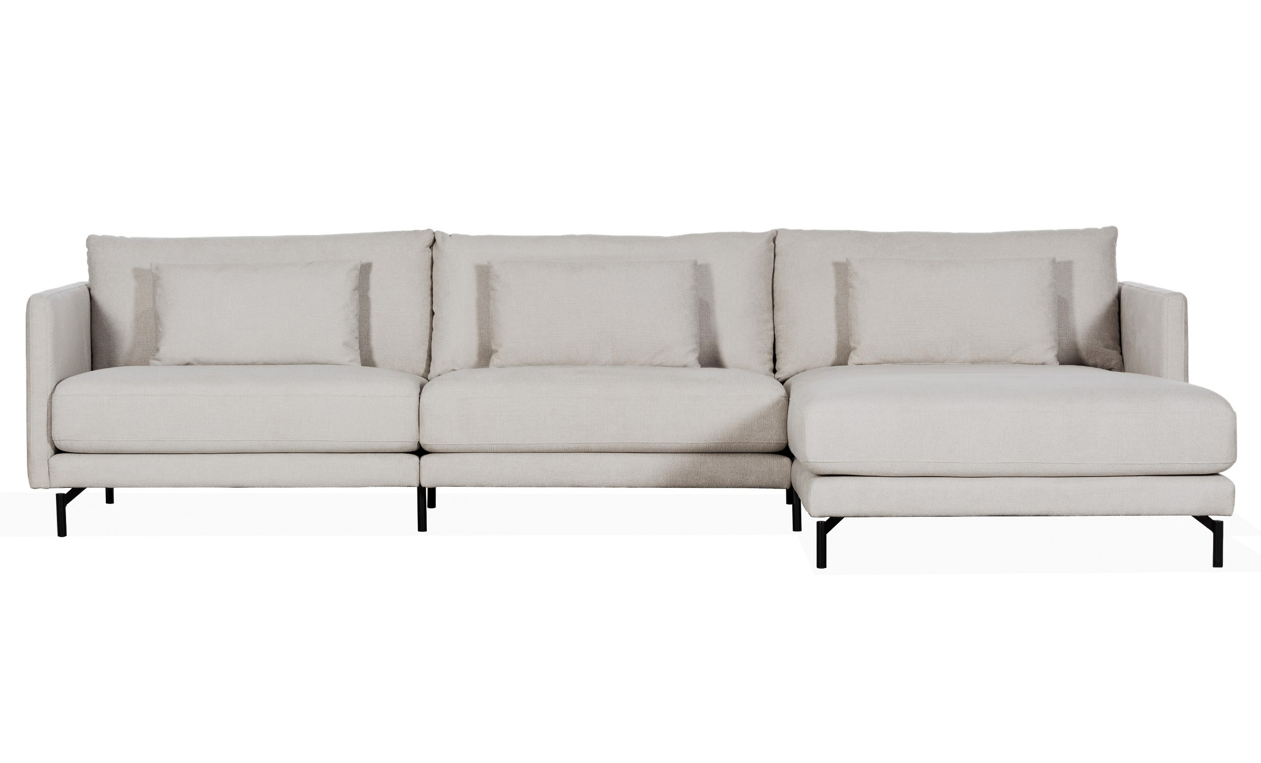 LINDE Divansofa Stor Hyre Beige