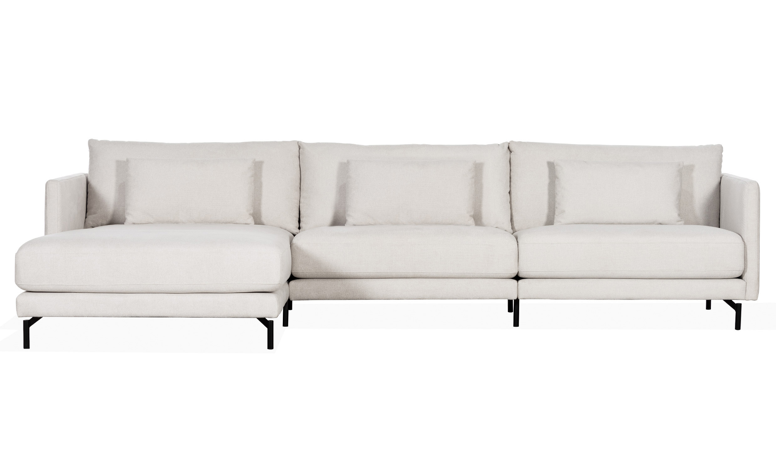 LINDE Divansofa Stor Venstre Offwhite