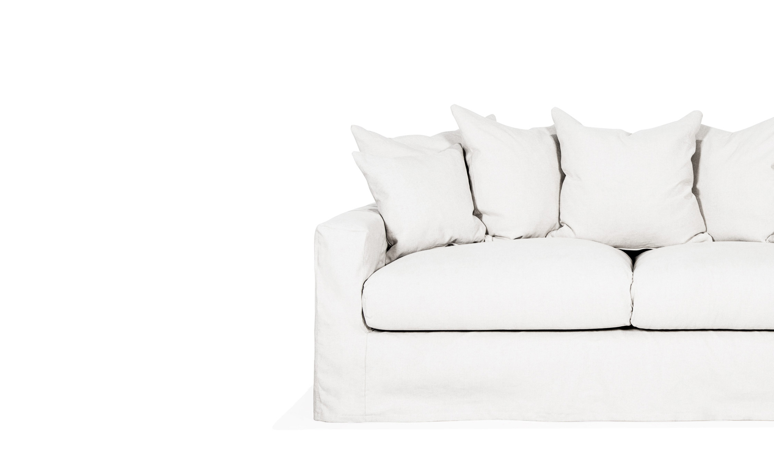 TREKK Monaco Premium 2-seters sofa Hvit