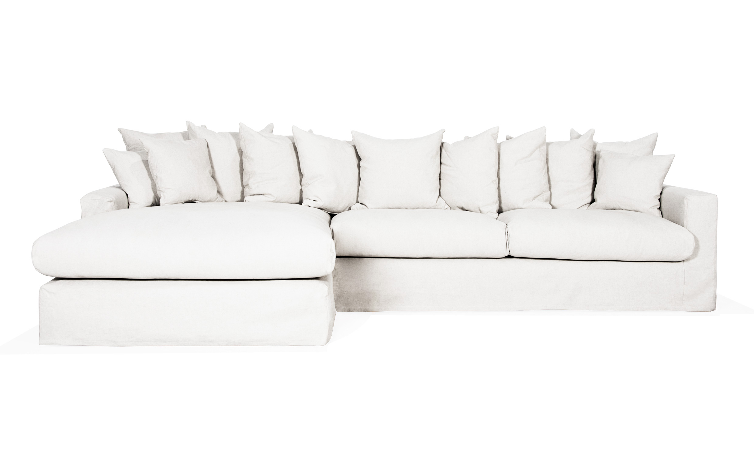 MONACO Premium Sofa Venstre Hvit