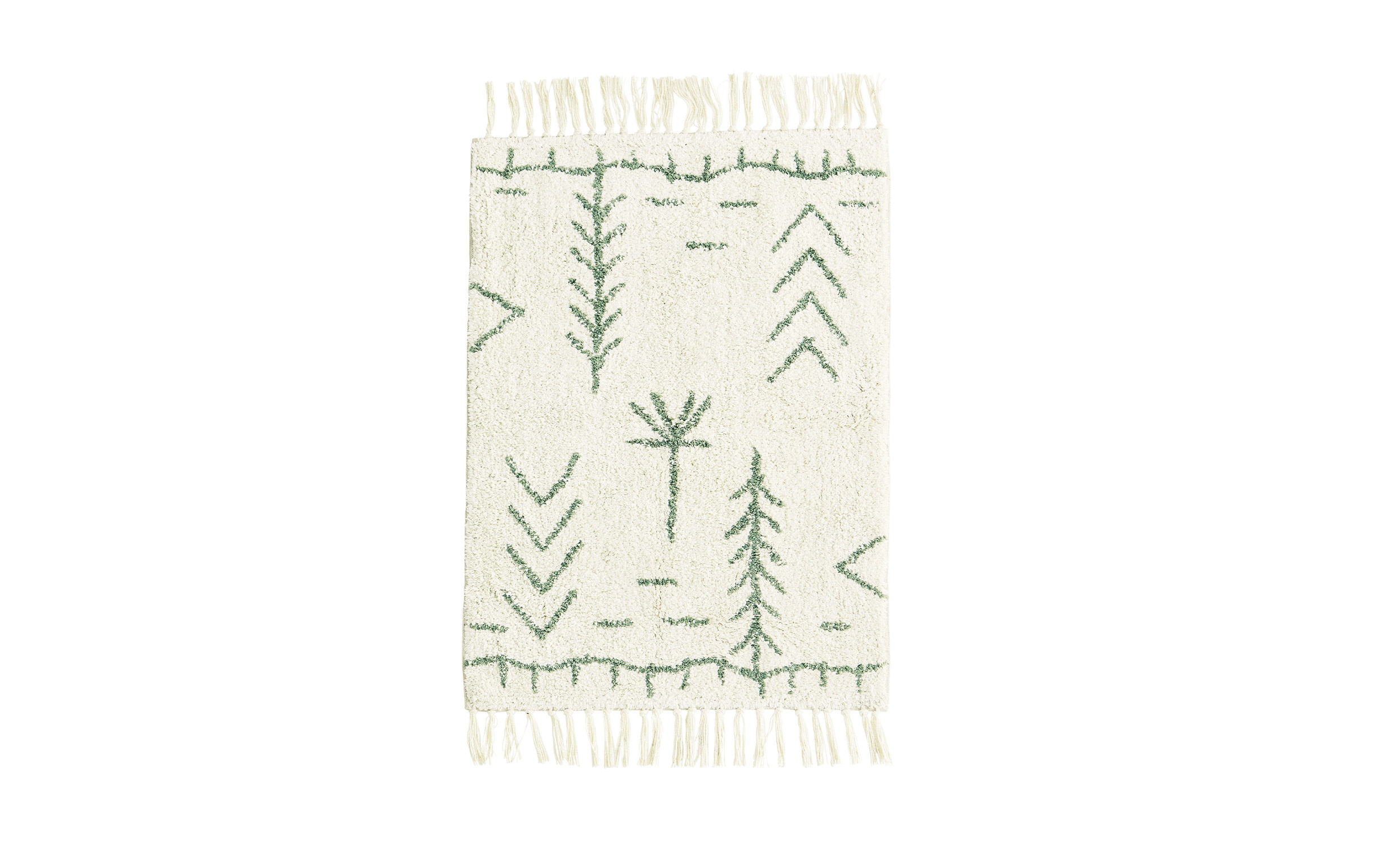 TUFTED Teppe 60x90 Sand/Grnn