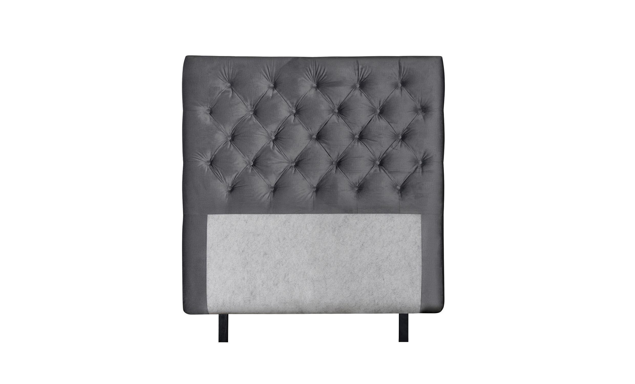 OPERA 120 Sengegavl Velvet Mrk gr