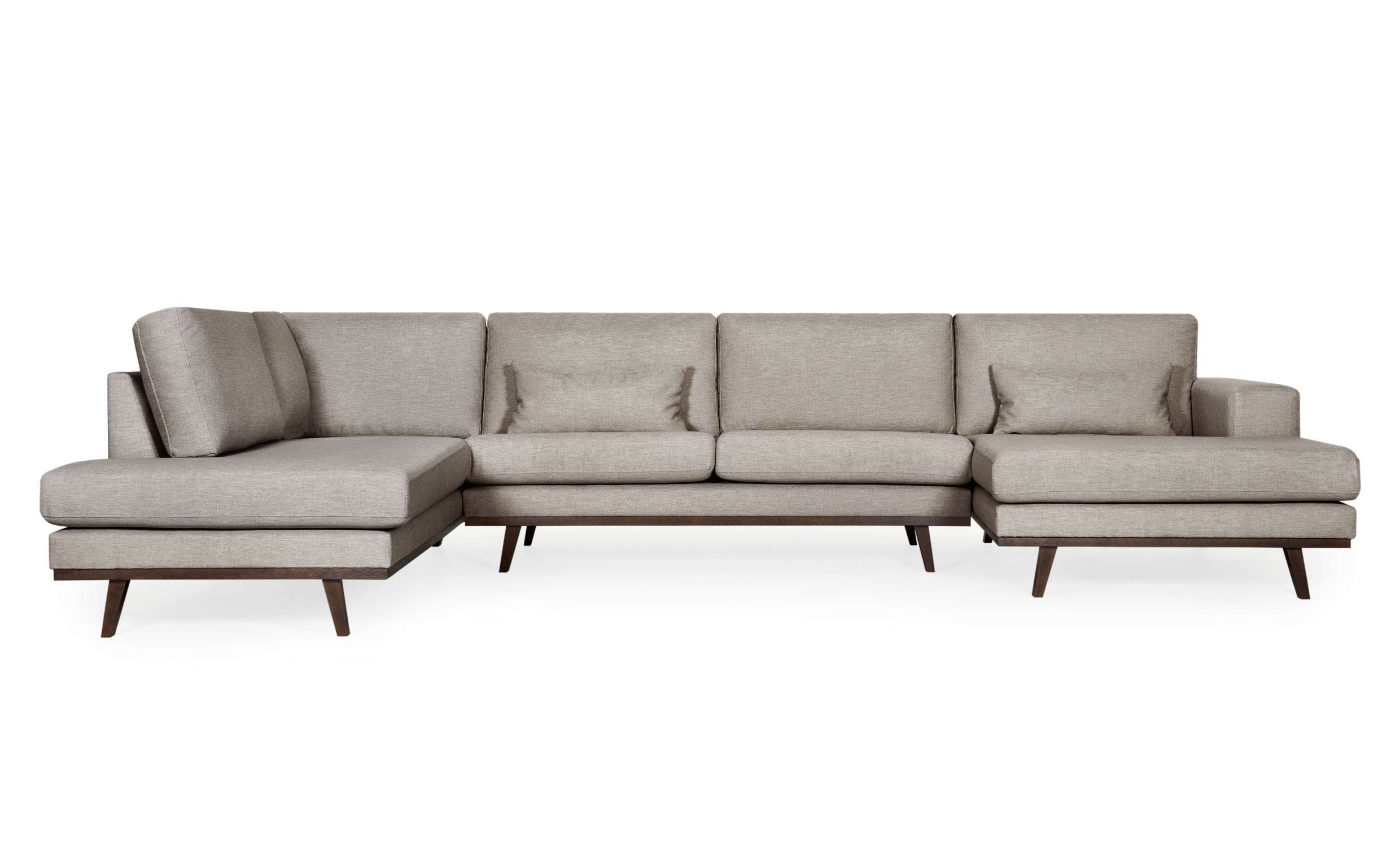 STOCKHOLM Fusion U-sofa Venstre Mrk beige