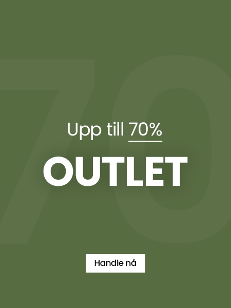 Outlet - opptil 70%