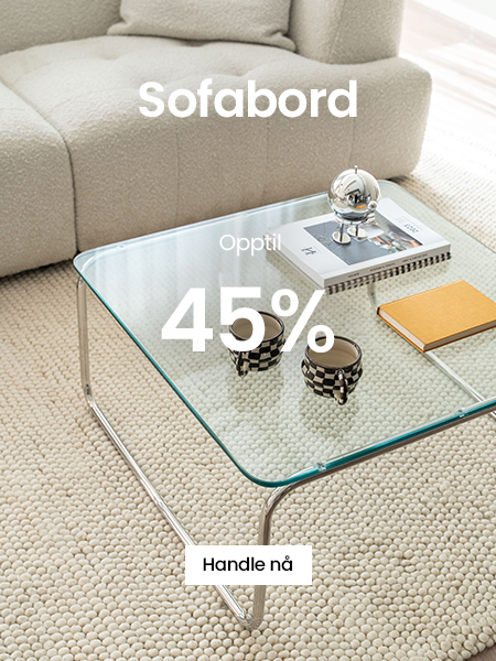 Sofabord - opptil 45% rabatt