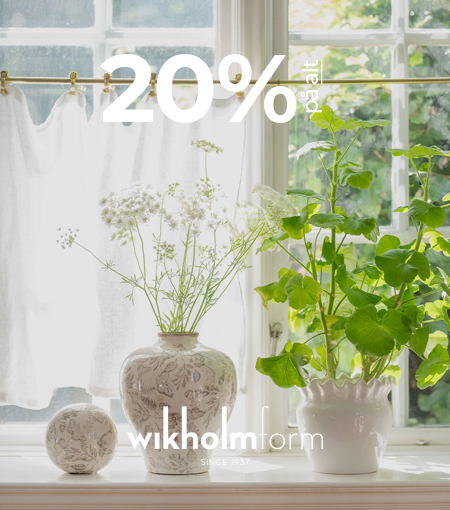 20% p� alt fra Wikholm Form
