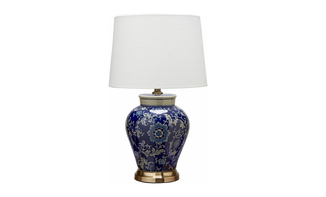 FANG HONG Bordlampe Mrk bl i gruppen Belysning / Lamper / Bordlamper hos Sofas & more (1103801-35166)