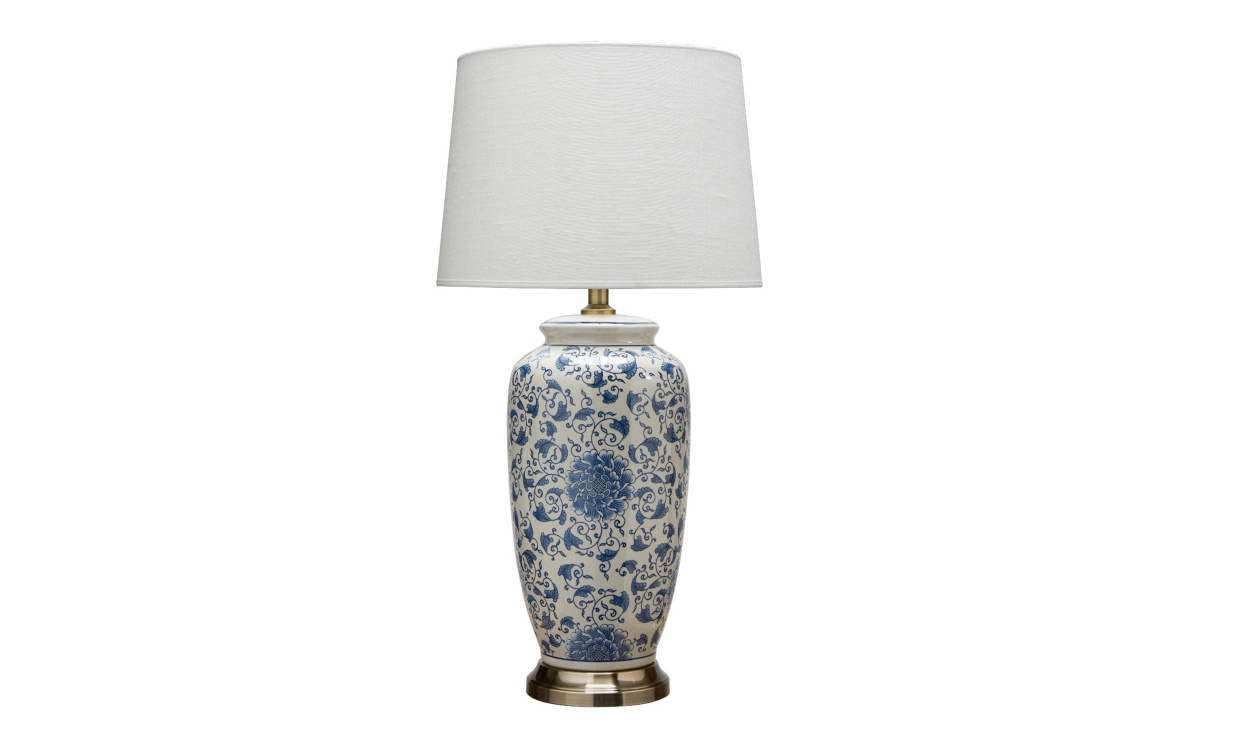 LI JING Bordlampe Hvit/Bl i gruppen Belysning / Lamper / Bordlamper hos Sofas & more (1104903-35166)