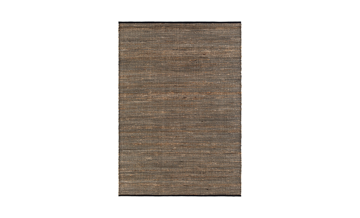 KEVIN Juteteppe 200 x 300 Natur/Svart i gruppen Tepper og tekstiler / Tepper / Jutetepper hos Sofas & more (12502)