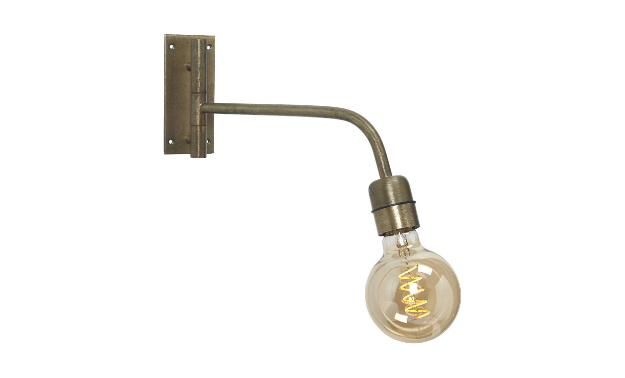 BASE Vegglampe Gull i gruppen Belysning / Lamper / Vegglamper hos Sofas & more (1443402)