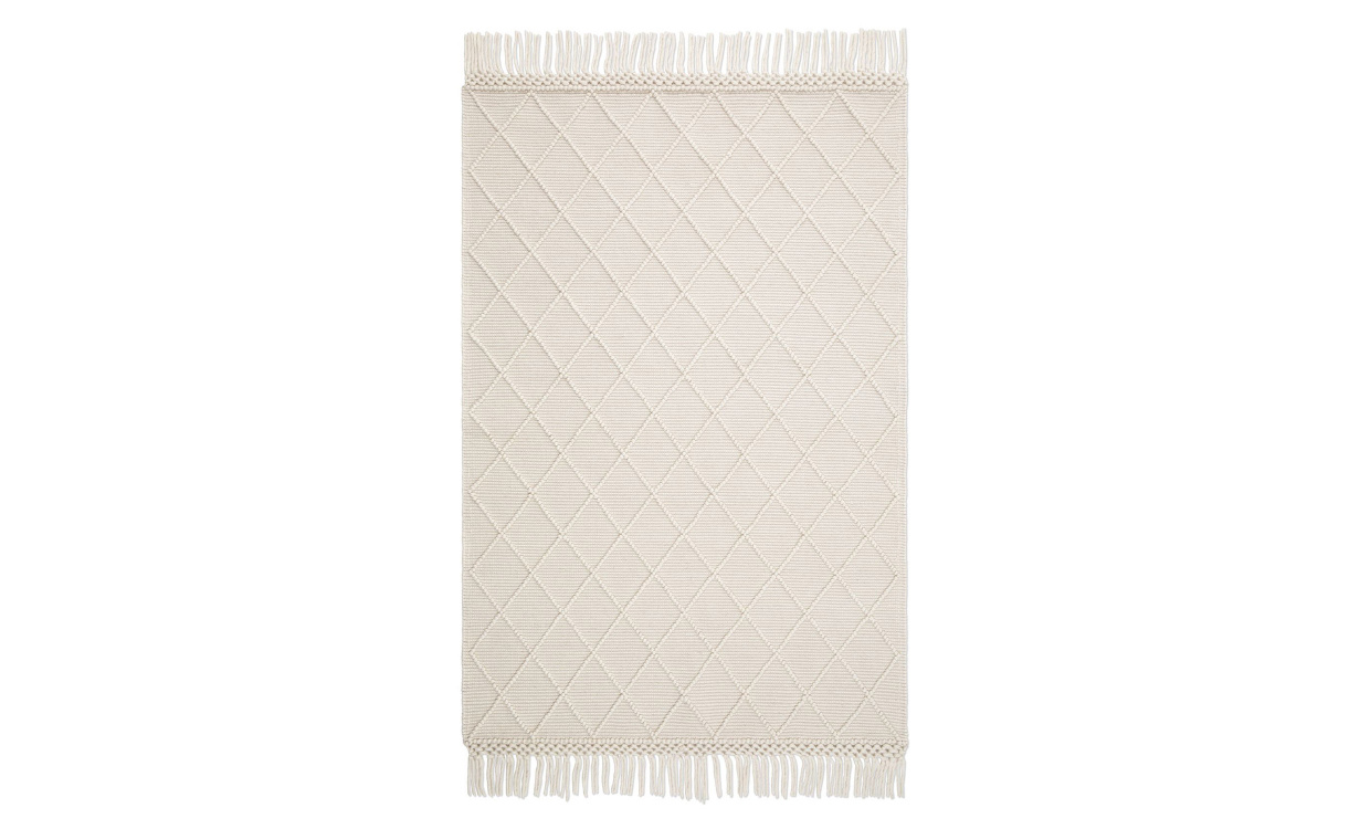 KANPUR Bell Ullteppe 160 x 230 Hvit i gruppen Tepper og tekstiler / Tepper / Ulltepper og Röllakan hos Sofas & more (26769)