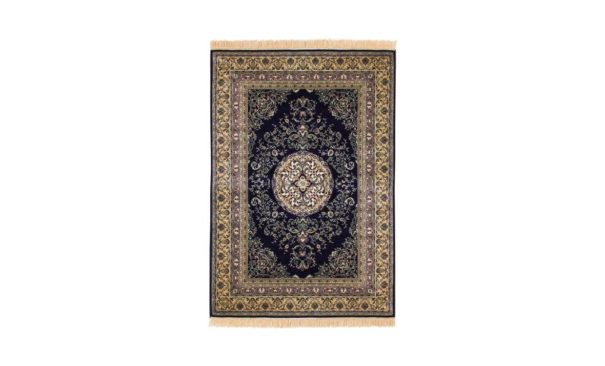 CASABLANCA Medallion 160x230 Marinebl i gruppen Tepper og tekstiler / Tepper / Orientalske tepper hos Sofas & more (30425)